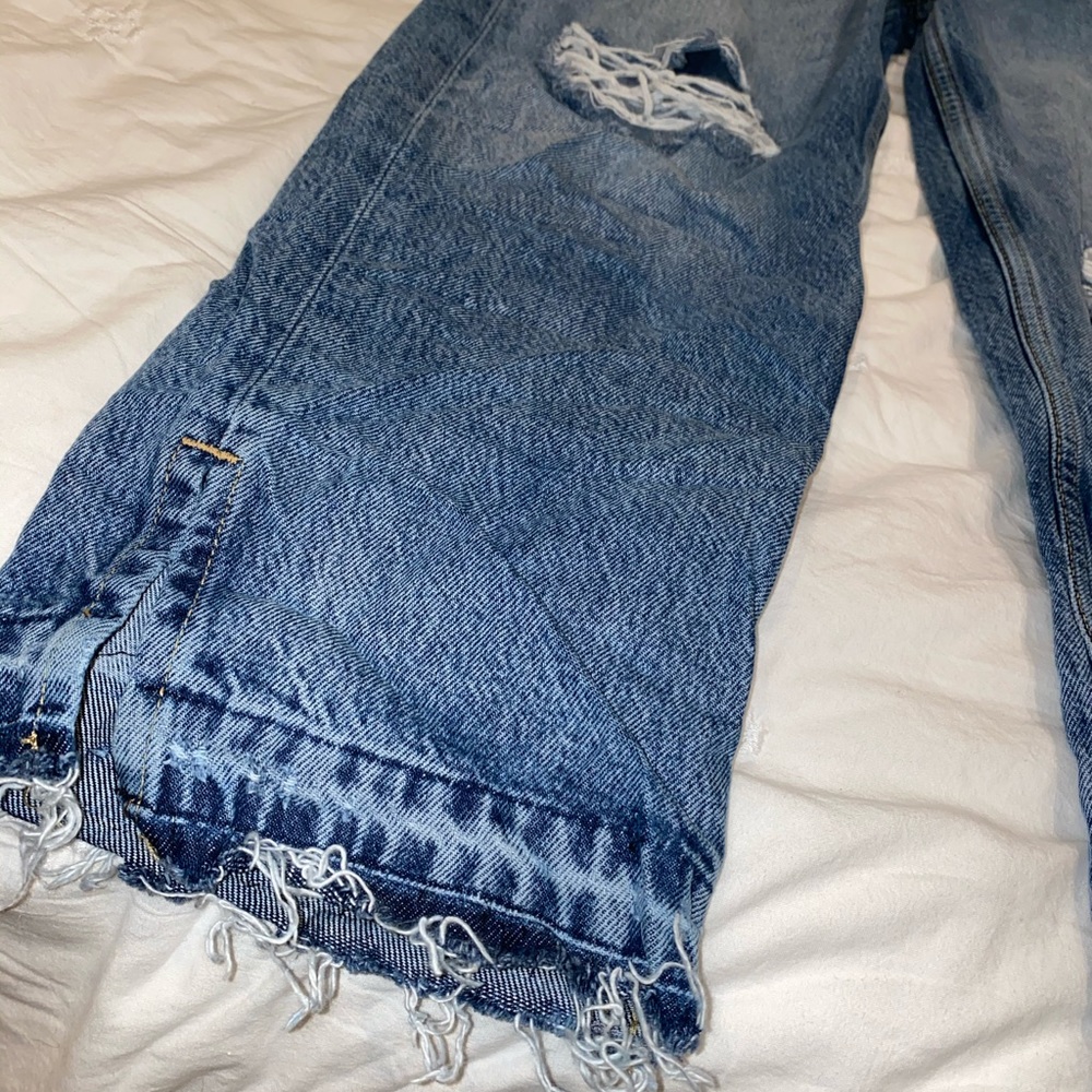 Free People Distressed Mom Jeans - Picture 2 of 4